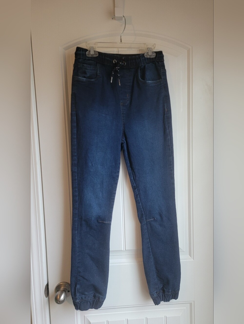 Kids Dark Blue Jogger Jeans